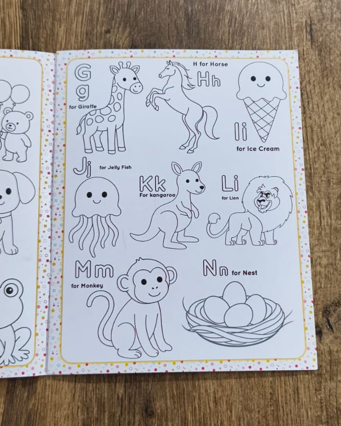 Reusable Coloring Practice Book