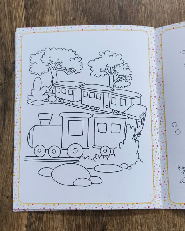 Reusable Coloring Practice Book