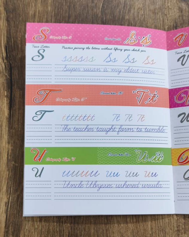 Reusable Cursive Writing Book