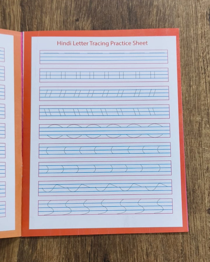 Reusable Hindi Practice Book