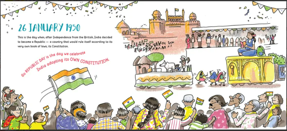 The Indian Constitution - 5 Fantastic facts - Picture Book