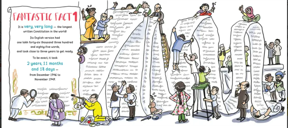 The Indian Constitution - 5 Fantastic facts - Picture Book