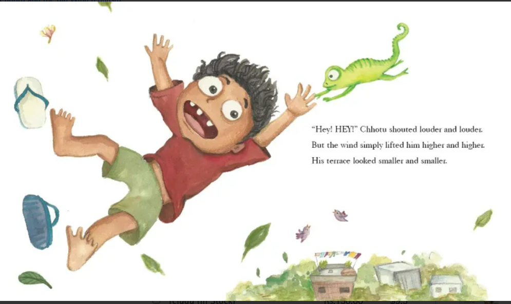 Chhotu and the Big Wind - English - Picture Book