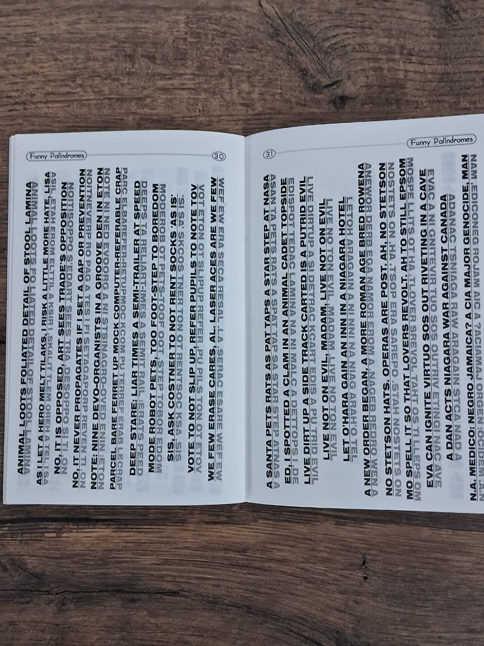 Word Games - Funny Palīndromes