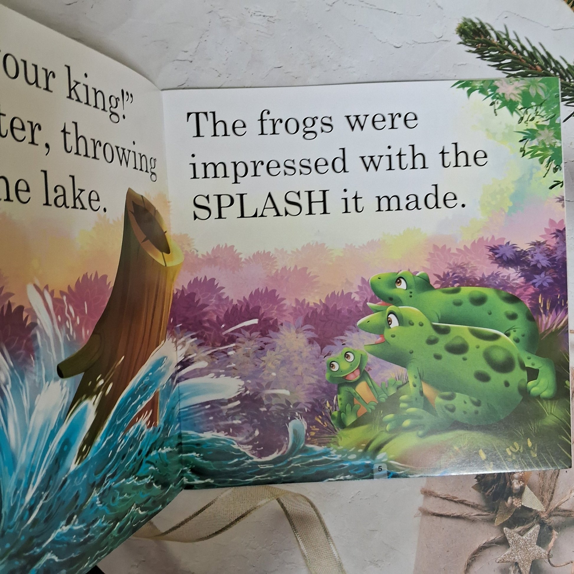 A king for the Frogs - Large Print - We Are Turners