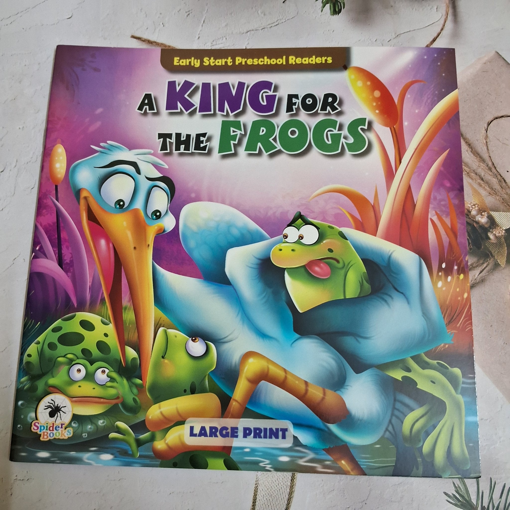 A king for the Frogs - Large Print - We Are Turners