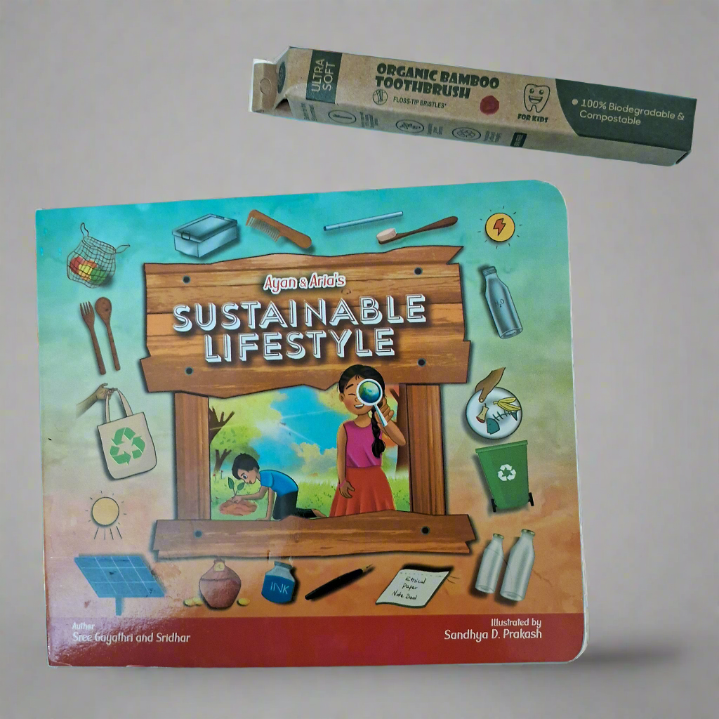 Sustainable Lifestyle - Board Book (Get Free Bamboo ToothBrush)