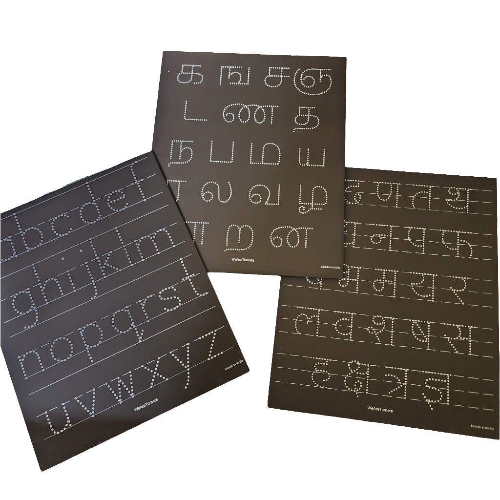 Tamil English Hindi Combo - Dual Sided Board