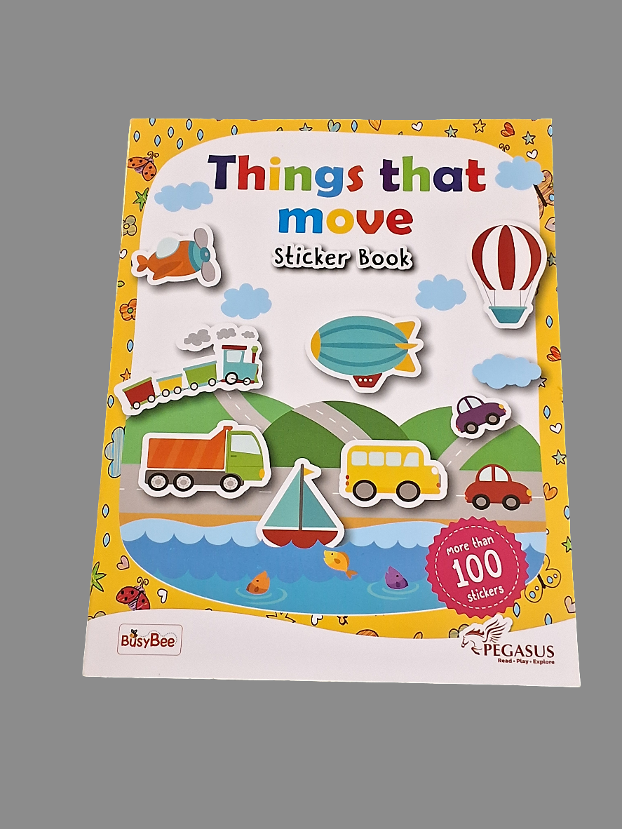 Things that Move - Sticker Book