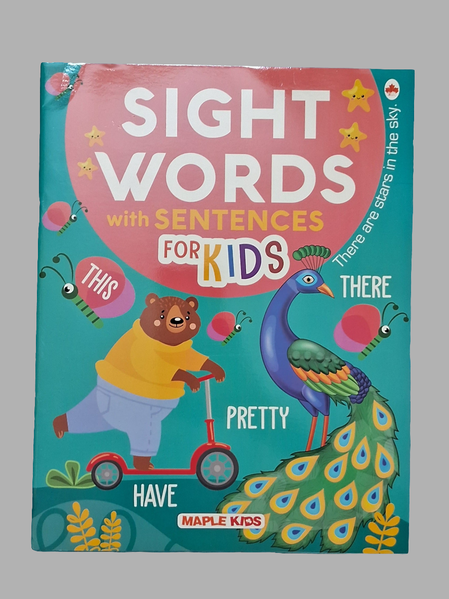 Sight Words and Sentences Book for Kids