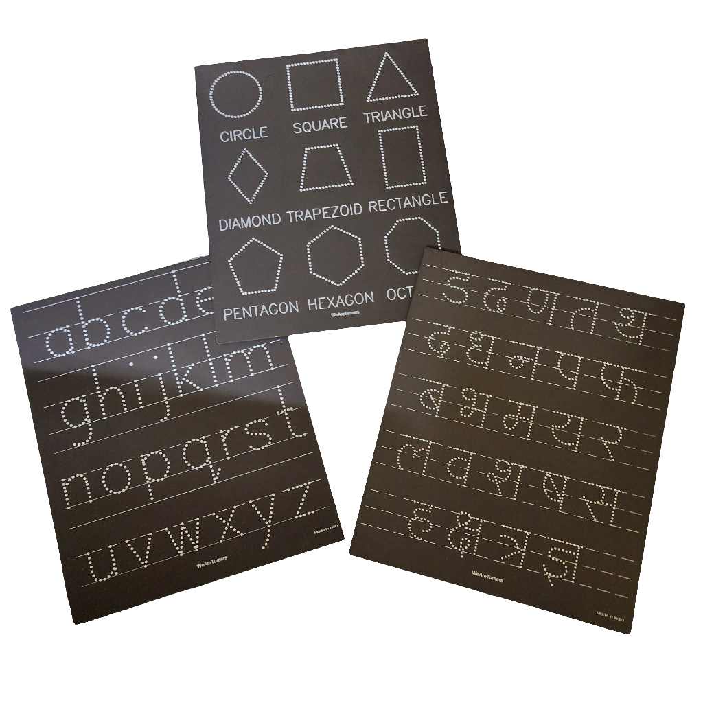 Hindi English Numbers Combo - Tracing Boards