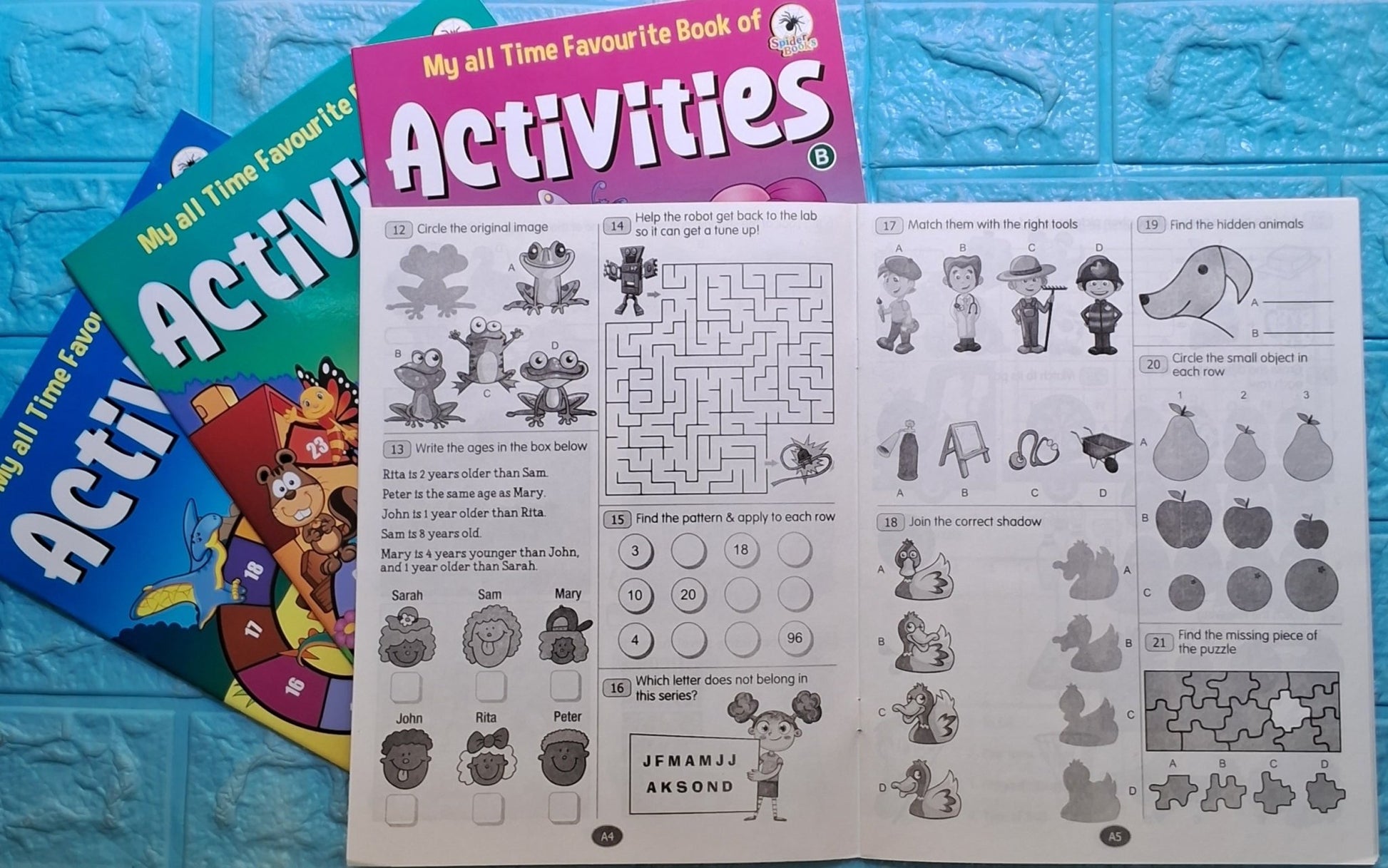 Combo of My All Time Favourite Book of Activities (4 Books) - We Are Turners