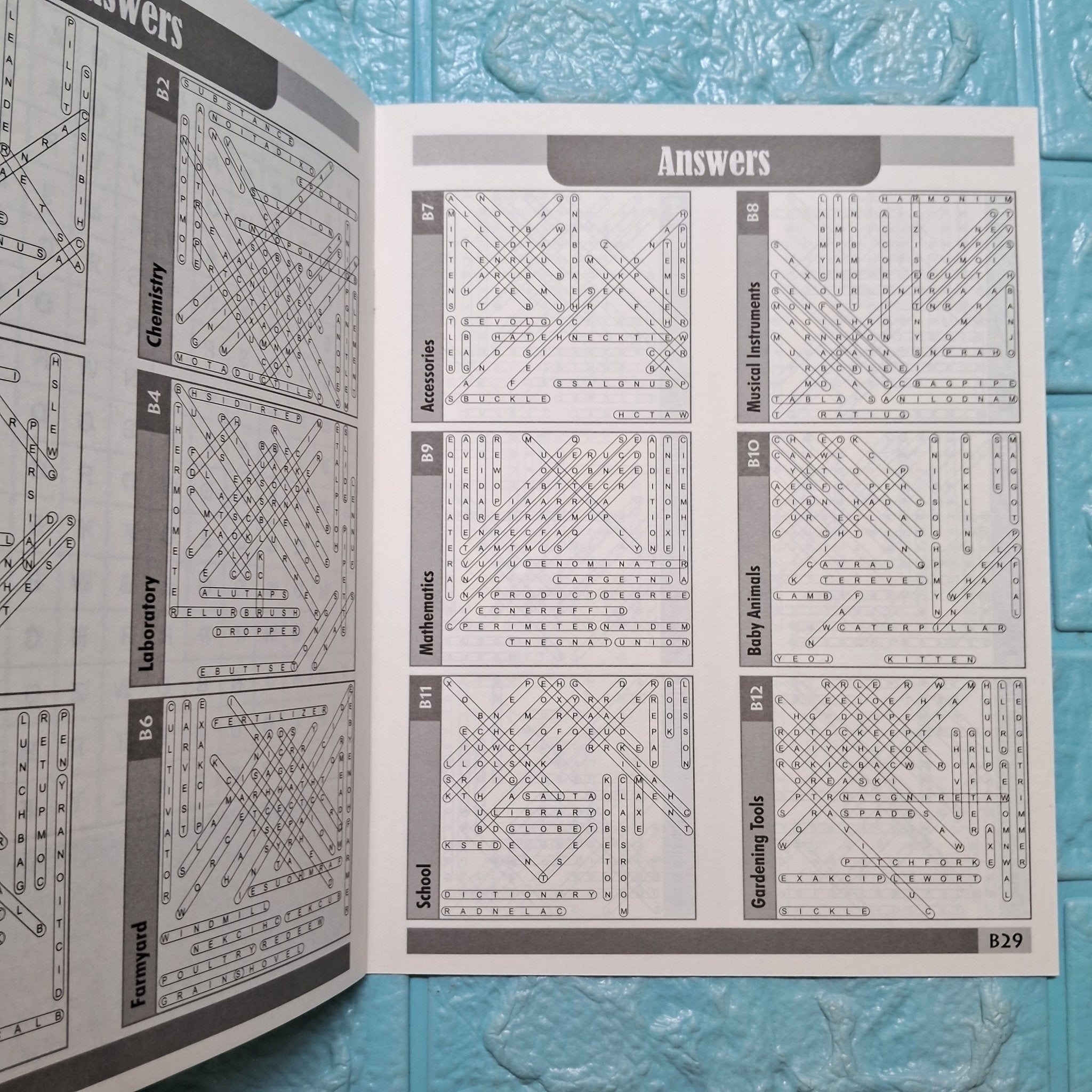 Combo of My FunTime Book of Word Search (4 Books) - We Are Turners