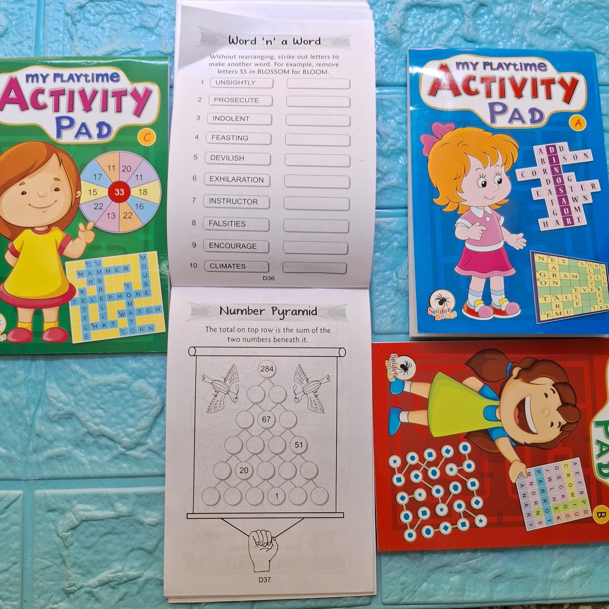 Combo of Playtime Activity Pad (4 Books) - We Are Turners