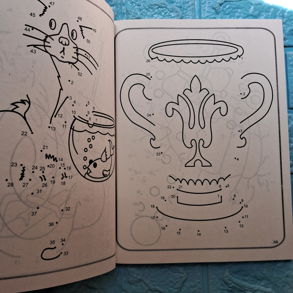 Giant Books of dot to dot and colouring - We Are Turners