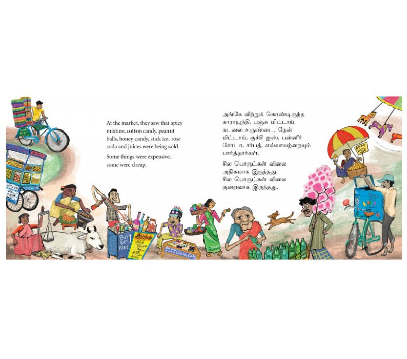 Malli Goes to the Market/Malli Sandhaikku Pora (English - Tamil) - We Are Turners