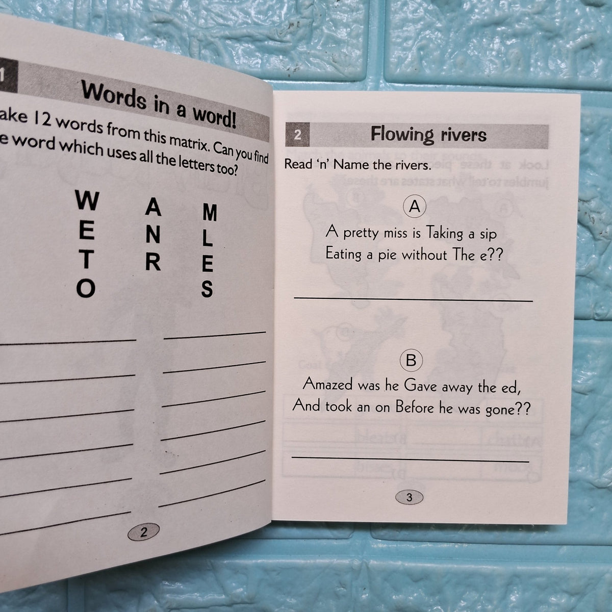 Mini Bumper Book of Brain Teasers – We Are Turners