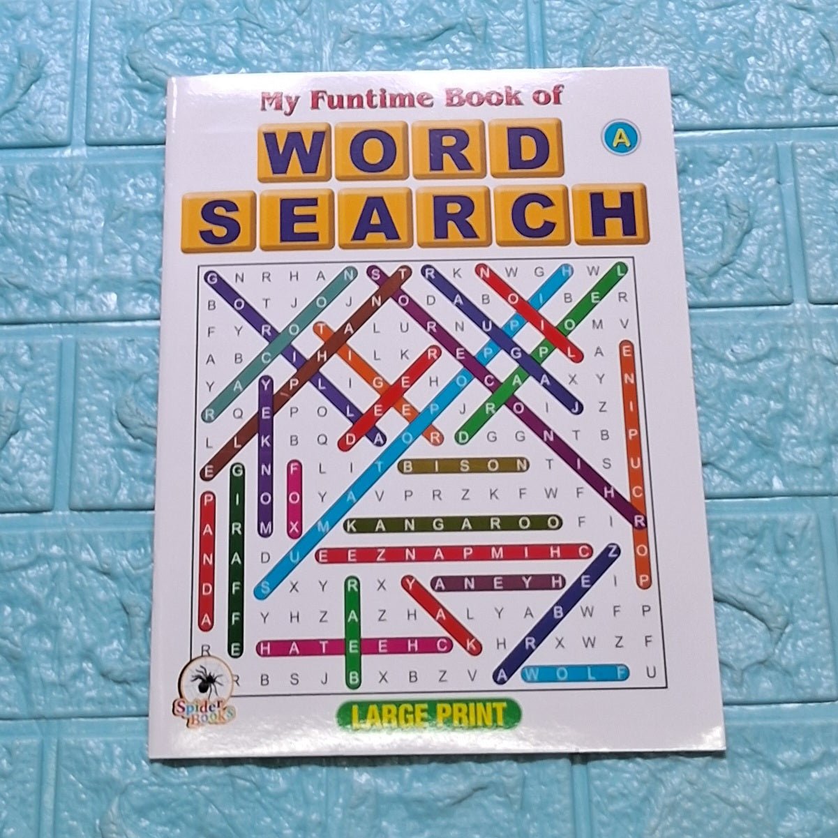 My FunTime Book of Word Search - Any Single Book - We Are Turners