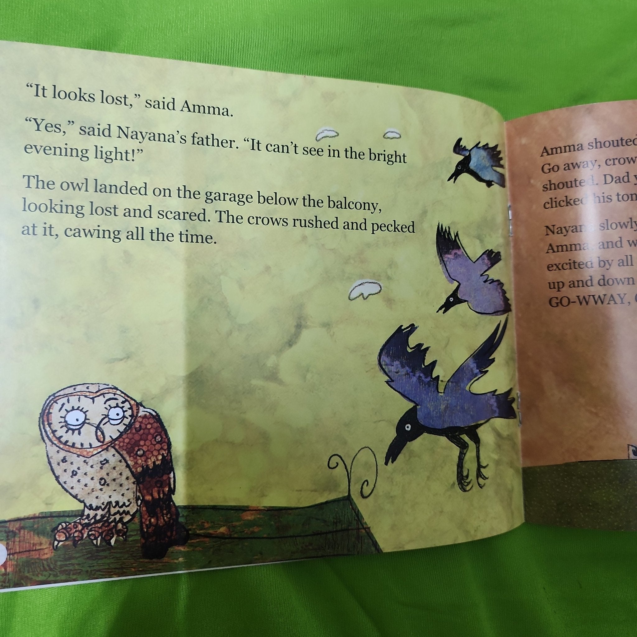 Nayana And The Not - so - scary Owl - We Are Turners