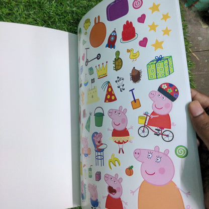 Peppa Pig: Mummy and Me Sticker Colouring book - We Are Turners
