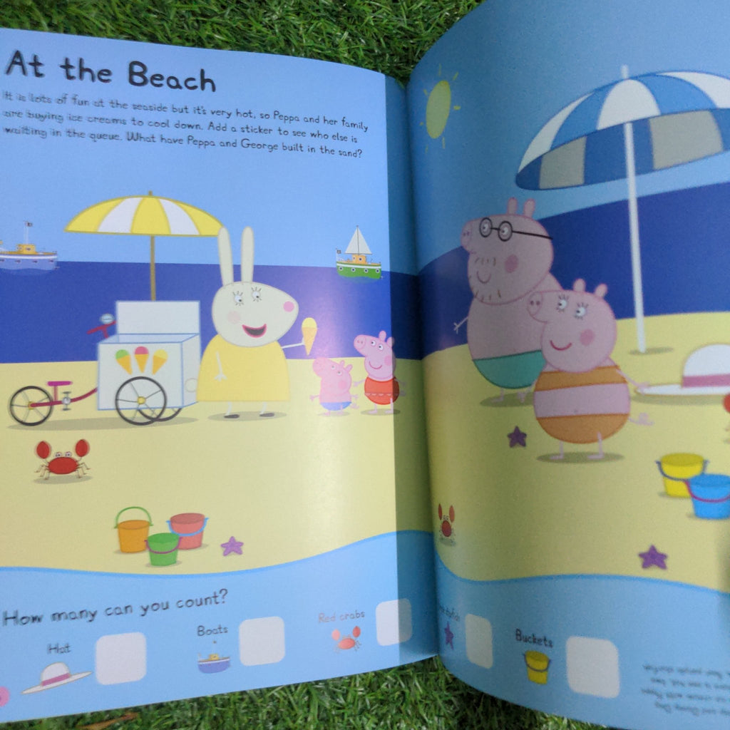 Peppa Pig: Summer fun ; Sticker activity - We Are Turners