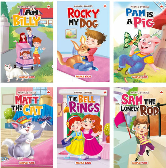 Phonic Reader (Illustrated) (Set of 6 Books) - We Are Turners