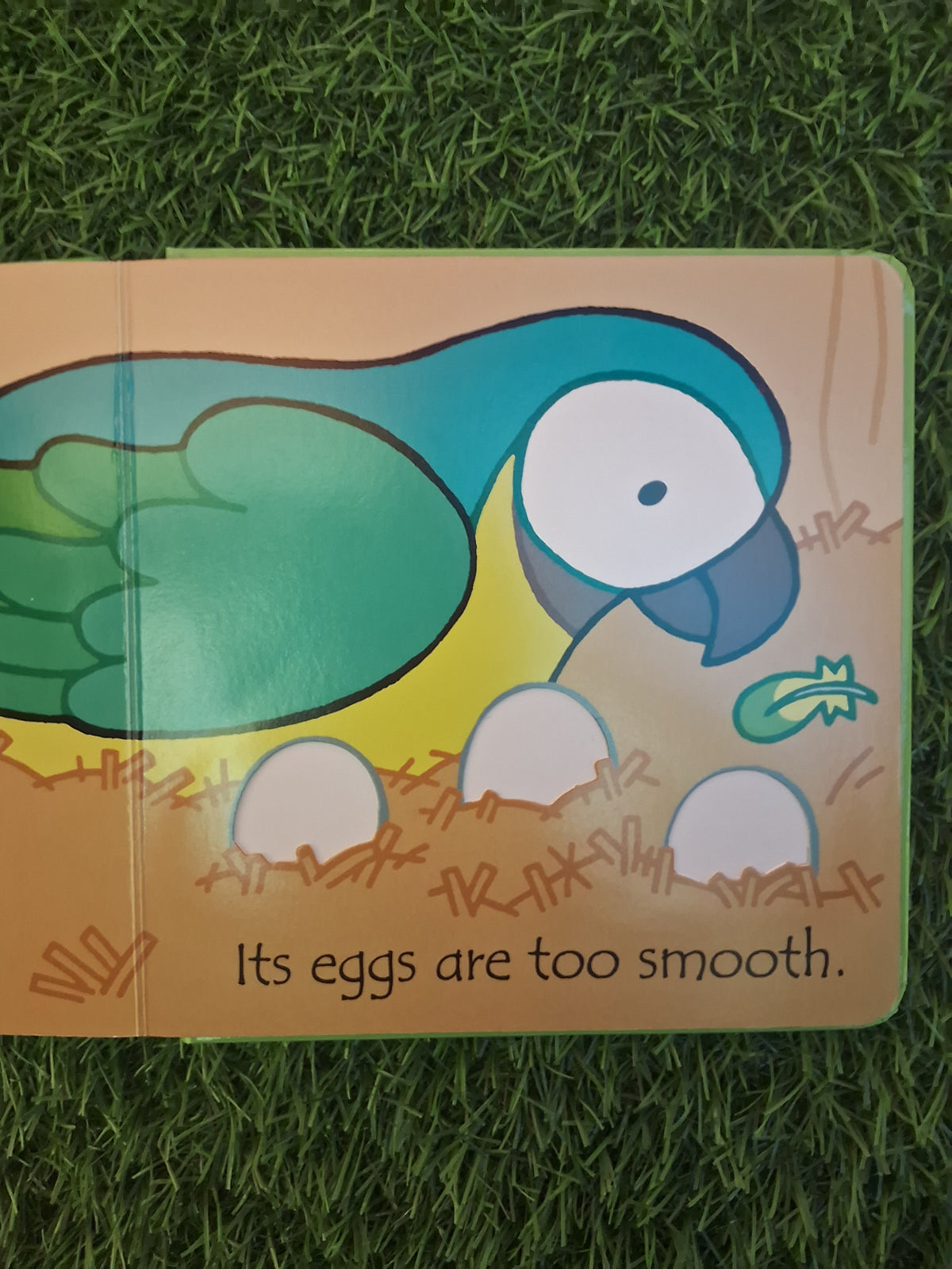 USBORNE TOUCHY-FEELY BOOKS - THAT'S NOT MY PARROT - Excellent Condition Board Book