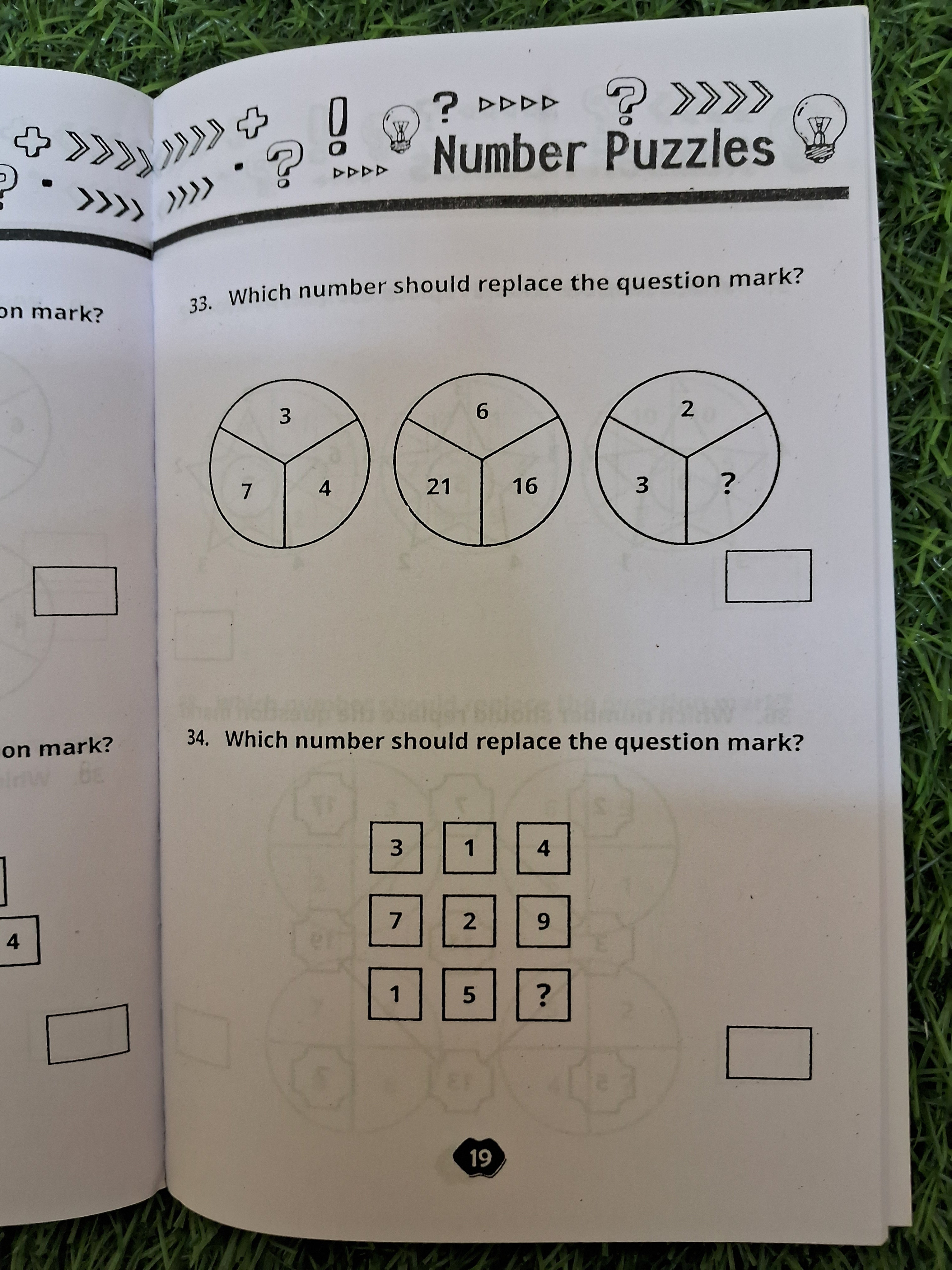 Number puzzles Book
