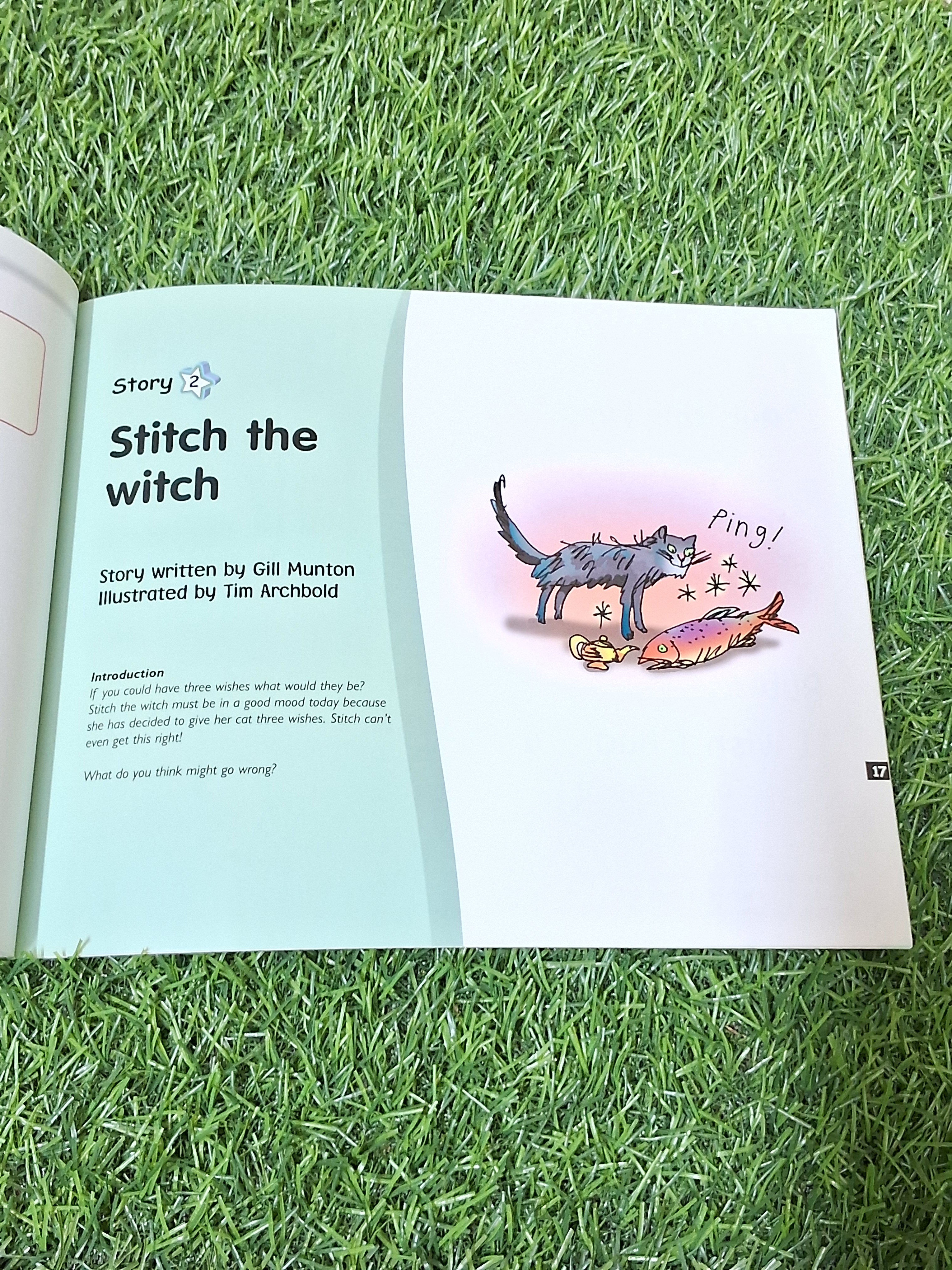 Phonics - Pip's Pizza and Stitch the witch - 2 stories in 1 -  Excellent Condition Paperback