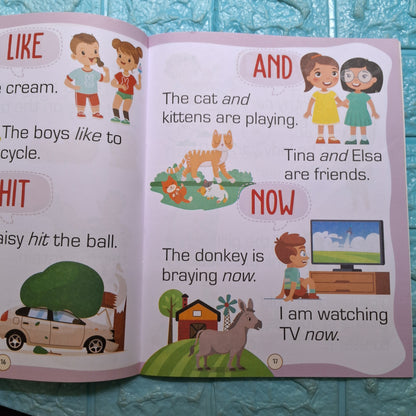 Sight Words and Sentences Book for Kids
