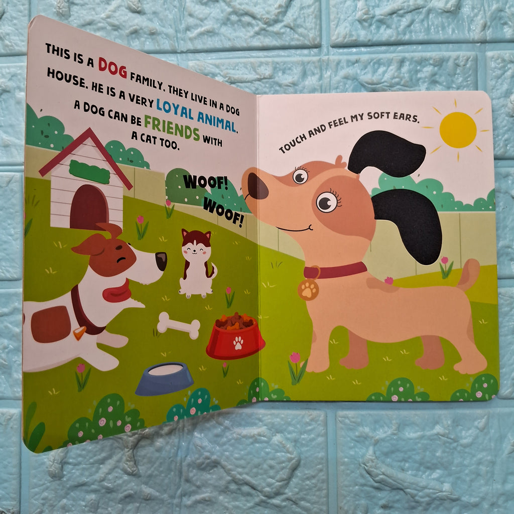 Pet Animals - Touch Feel Book