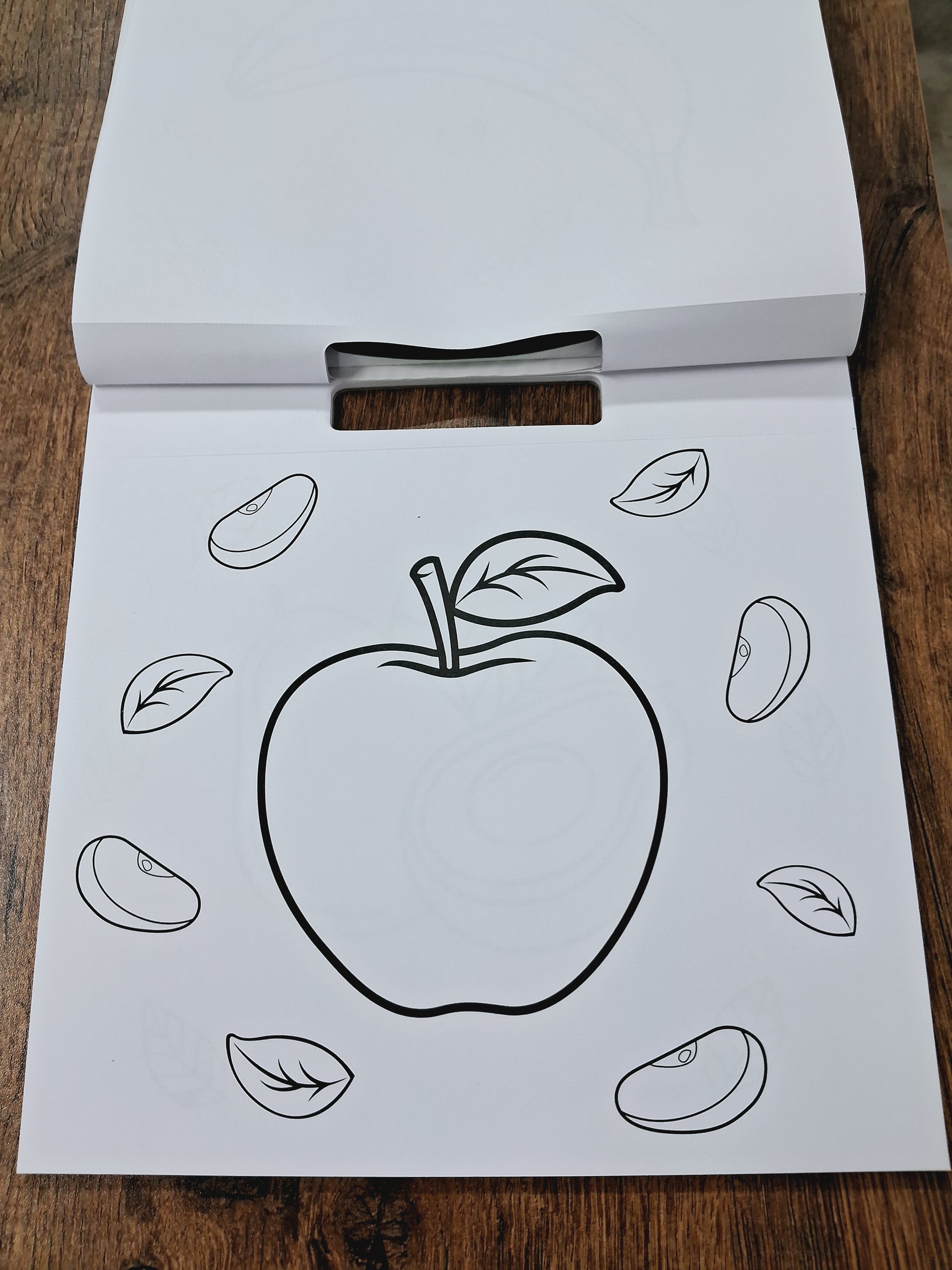 Fruits and Vegetables Colouring Pad (100 Stickers included)