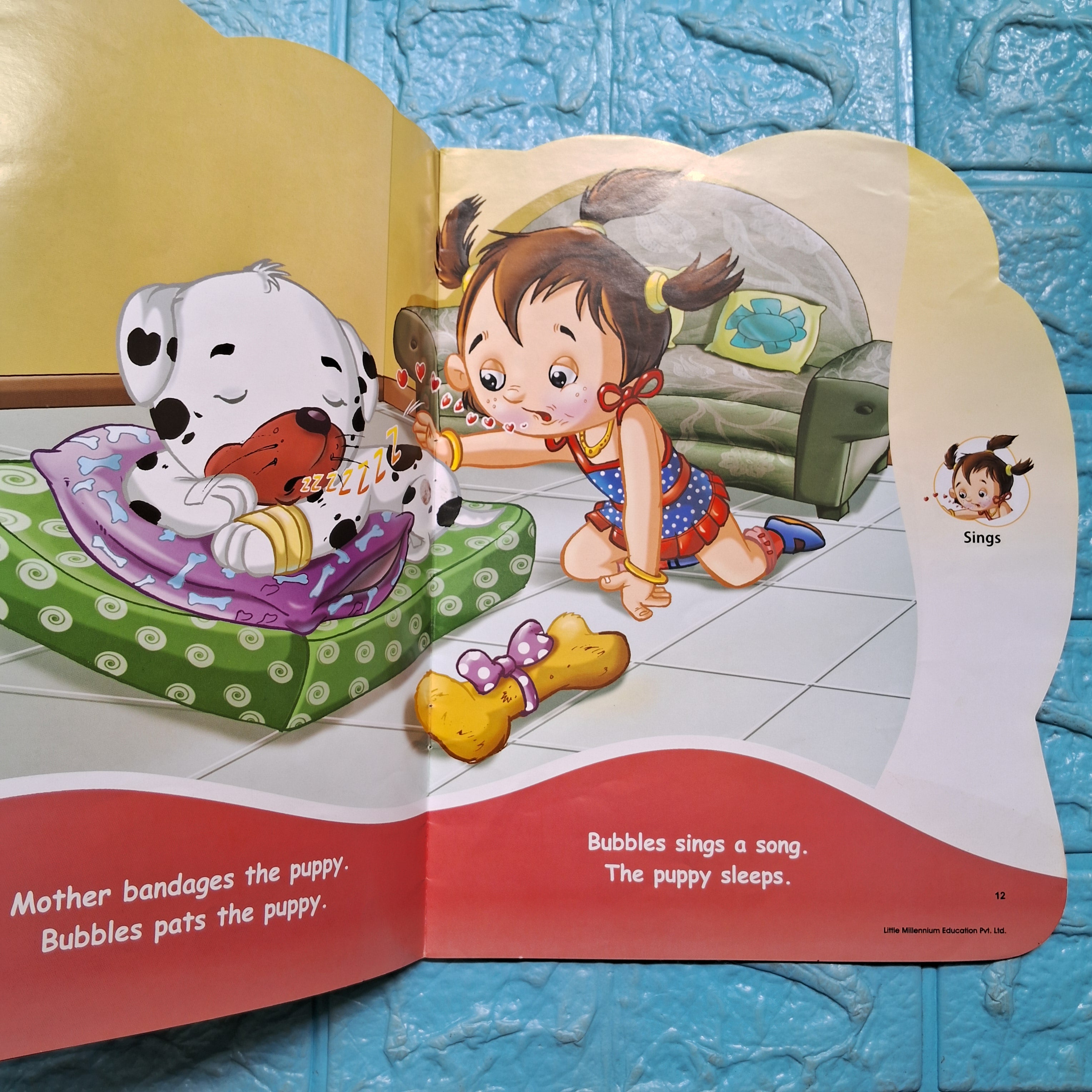Bubble's Dear Puppy Kittu & Mittu - Very Good Condition Paperback
