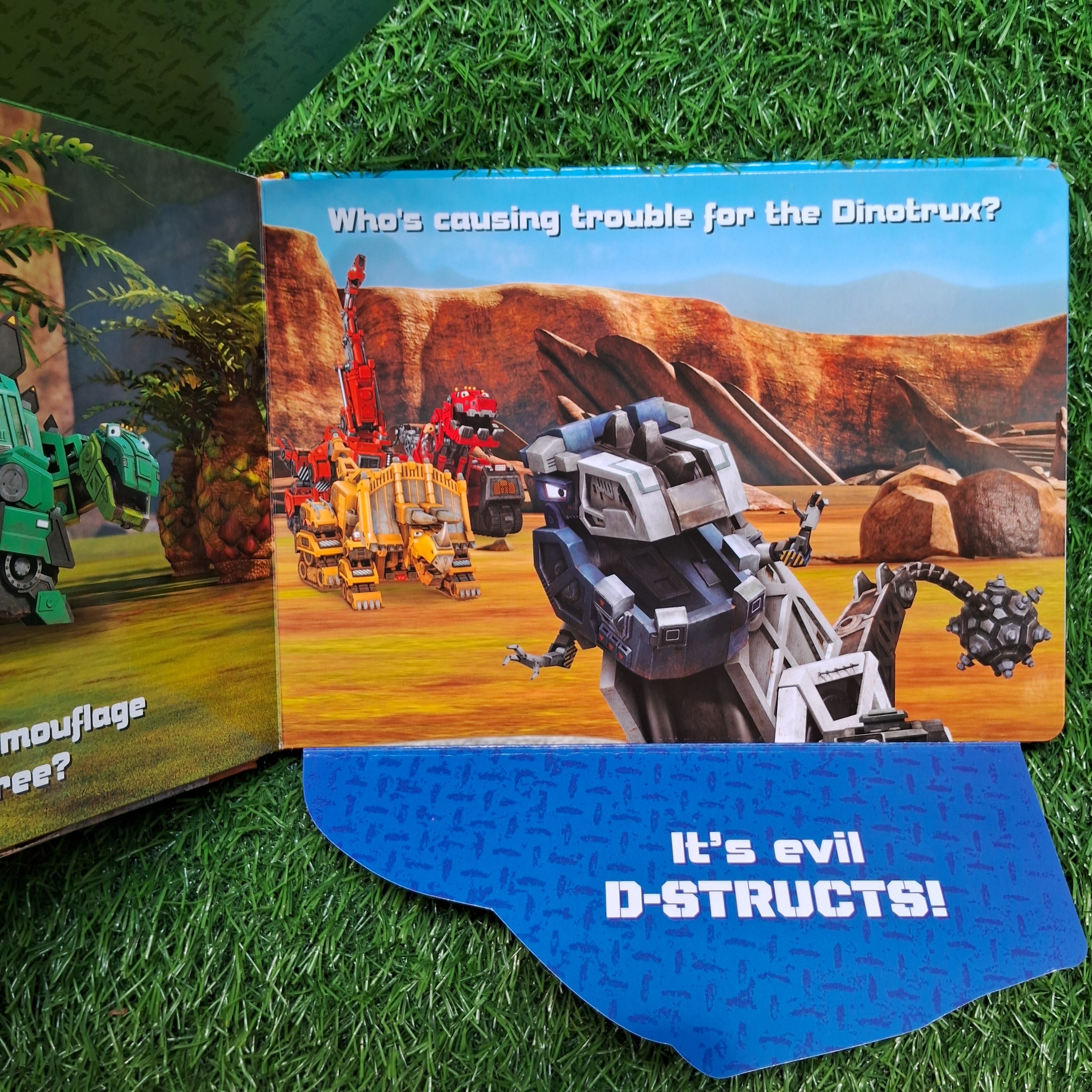 Dinotrux Guess who - As Good condition as New Flap Book