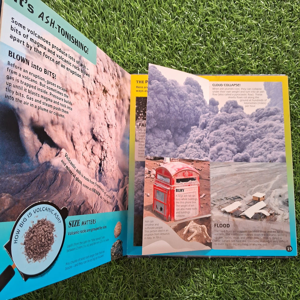 Look inside volcano - Excellent Condition Flap/PopUp Book