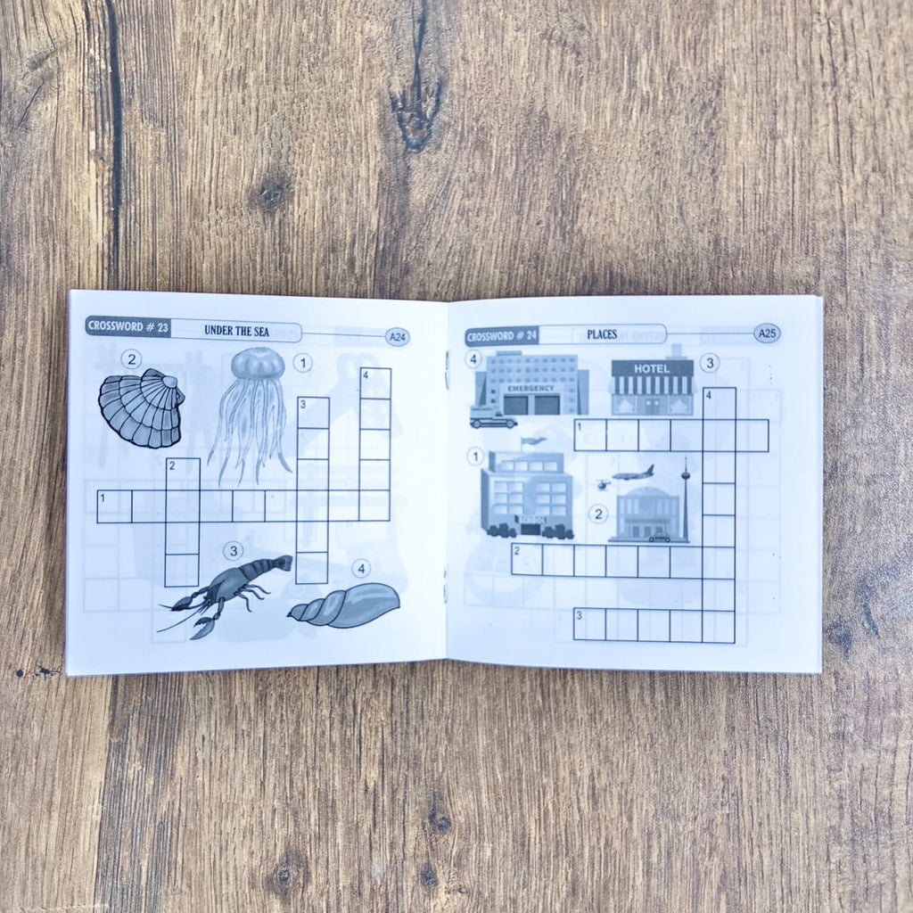 My Little Book of Crossword Puzzle - Combo of 4 Books