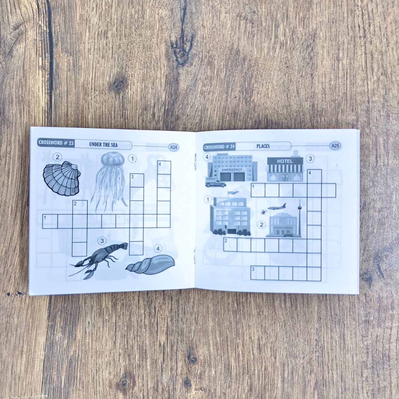 My Little Book of Crossword Puzzle - Combo of 4 Books