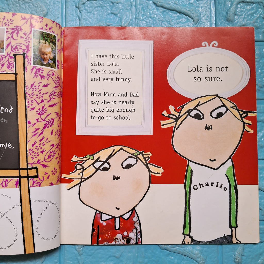 I am too absolutelyy small for school -  Very Good Condition Paperback