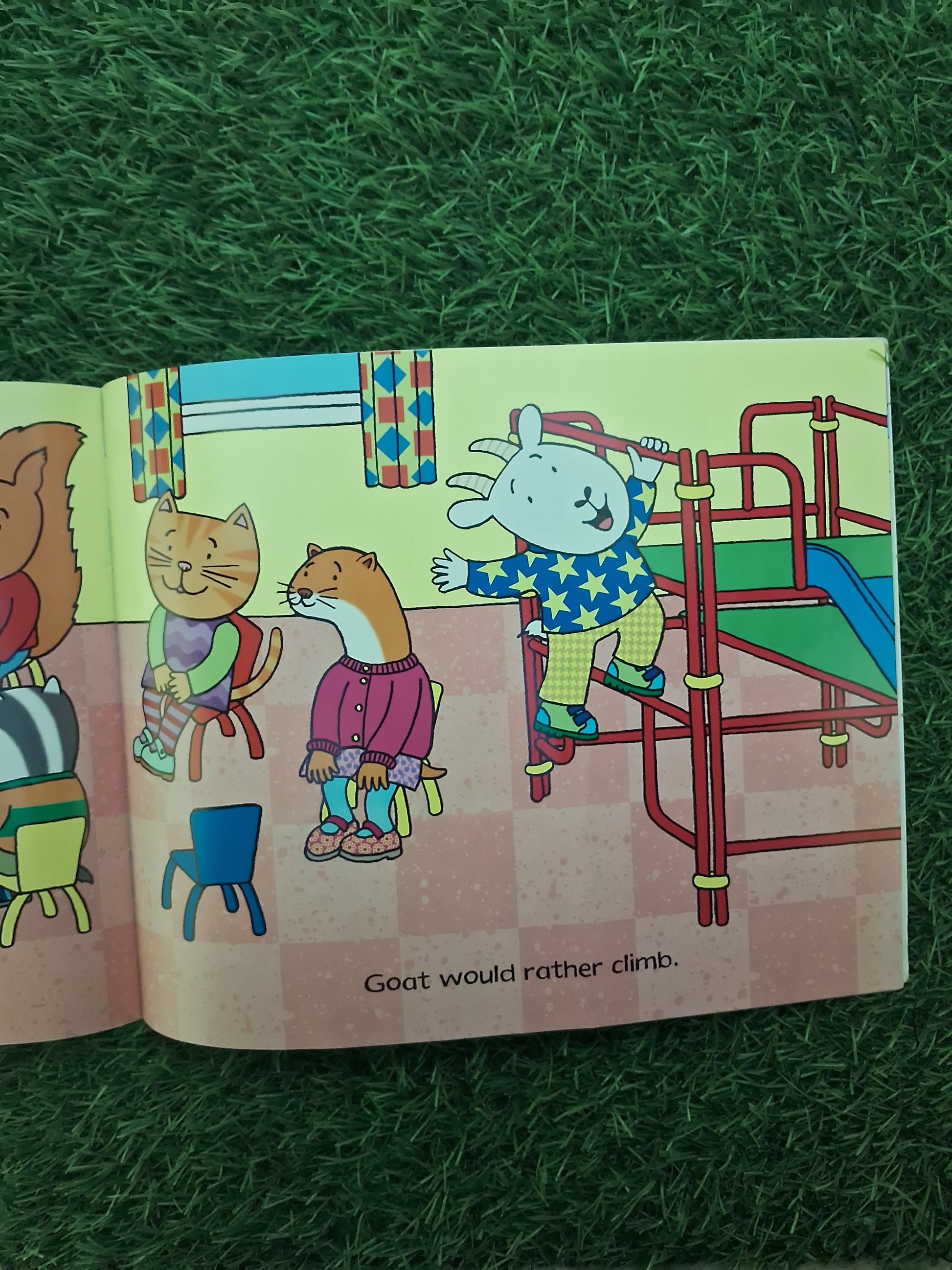 Book of GOAT GOES TO PLAY GROUP -  Very Good Condition Paperback