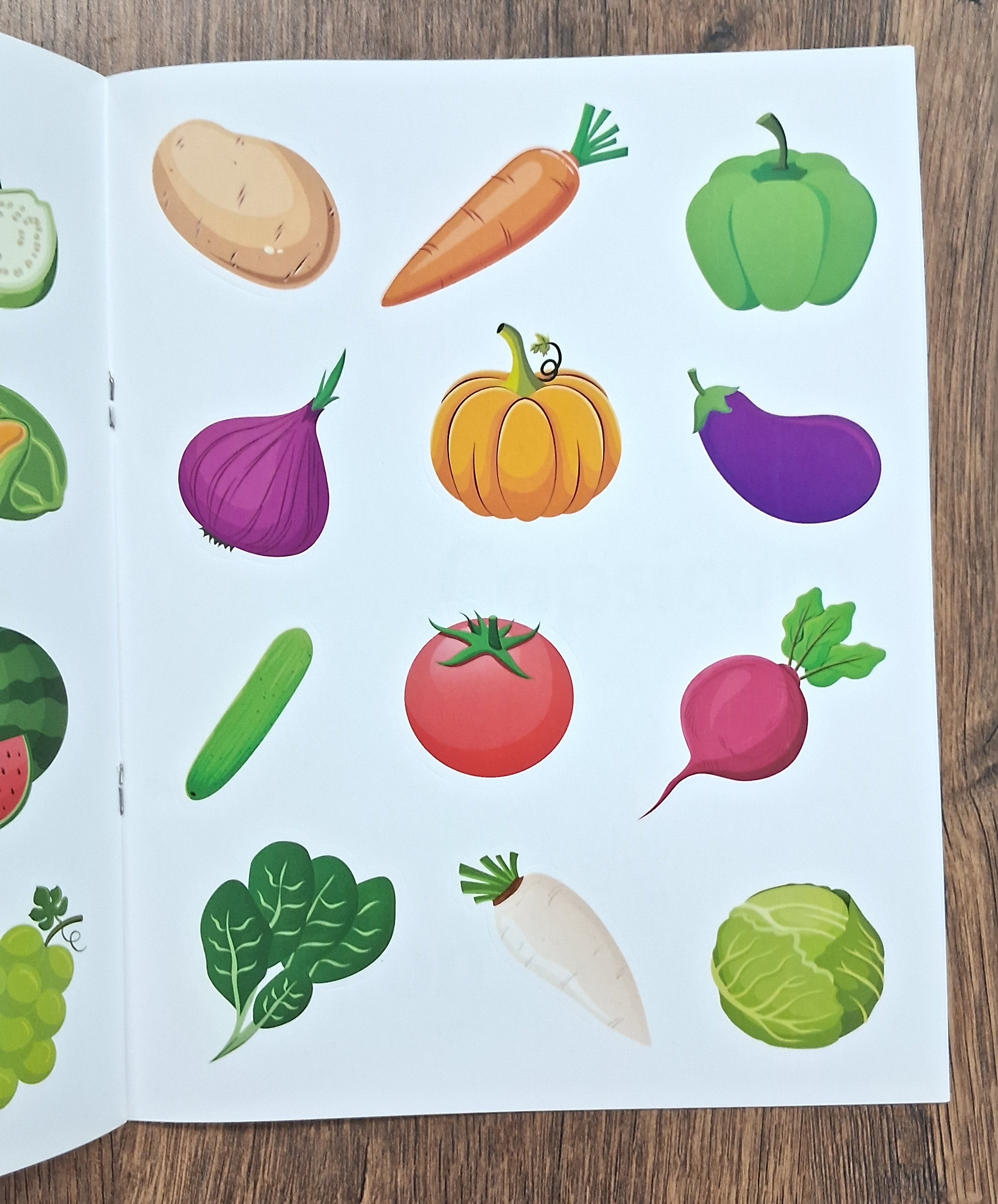 My First Stickers — Fruits and Vegetables