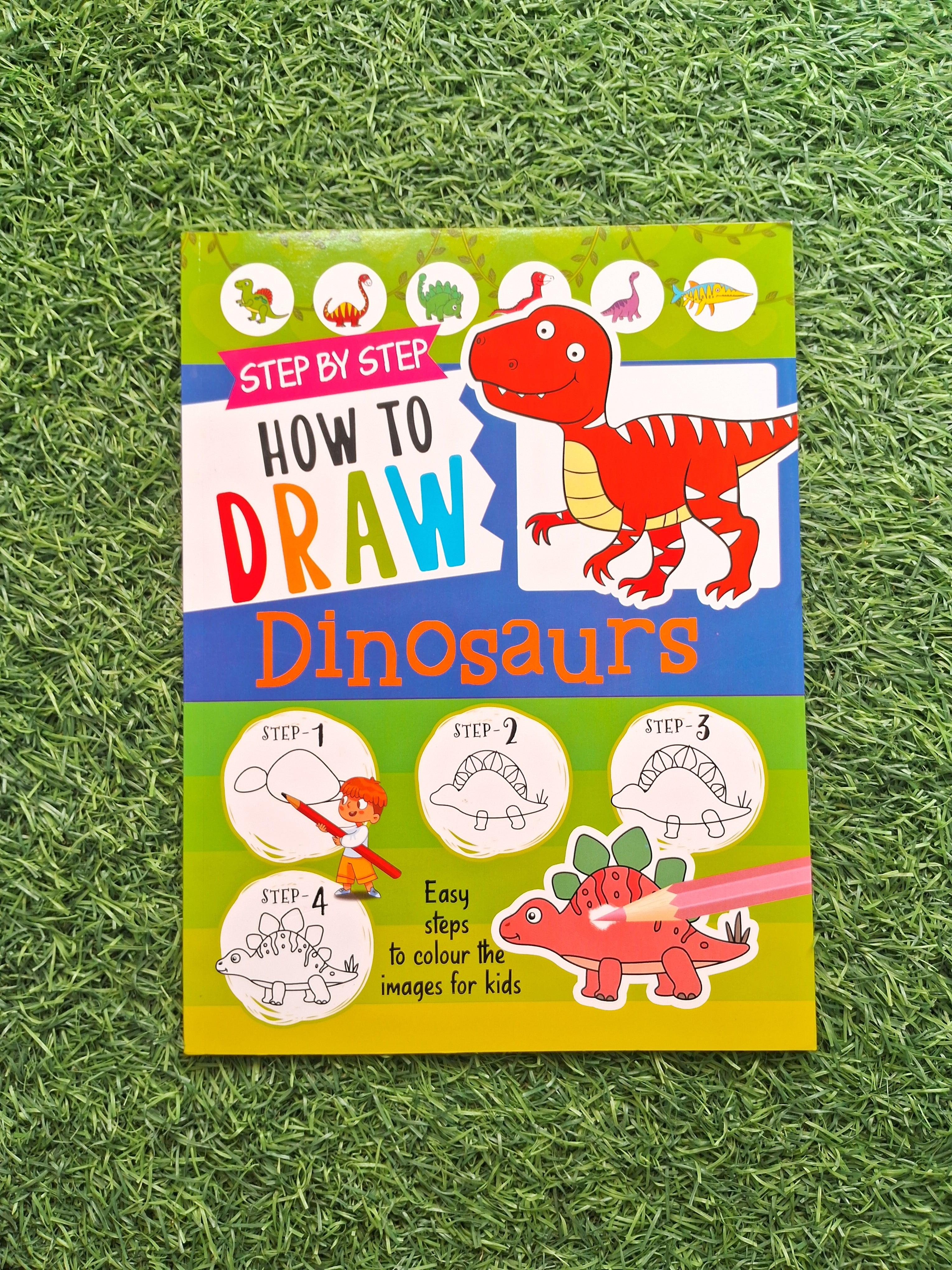 Step By Step How To Draw - Dinosaurs
