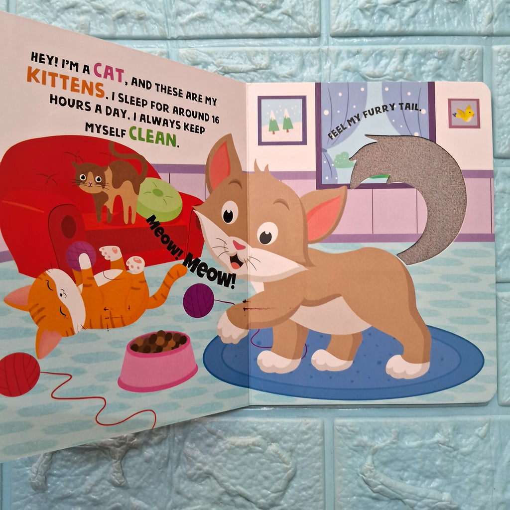 Pet Animals - Touch Feel Book