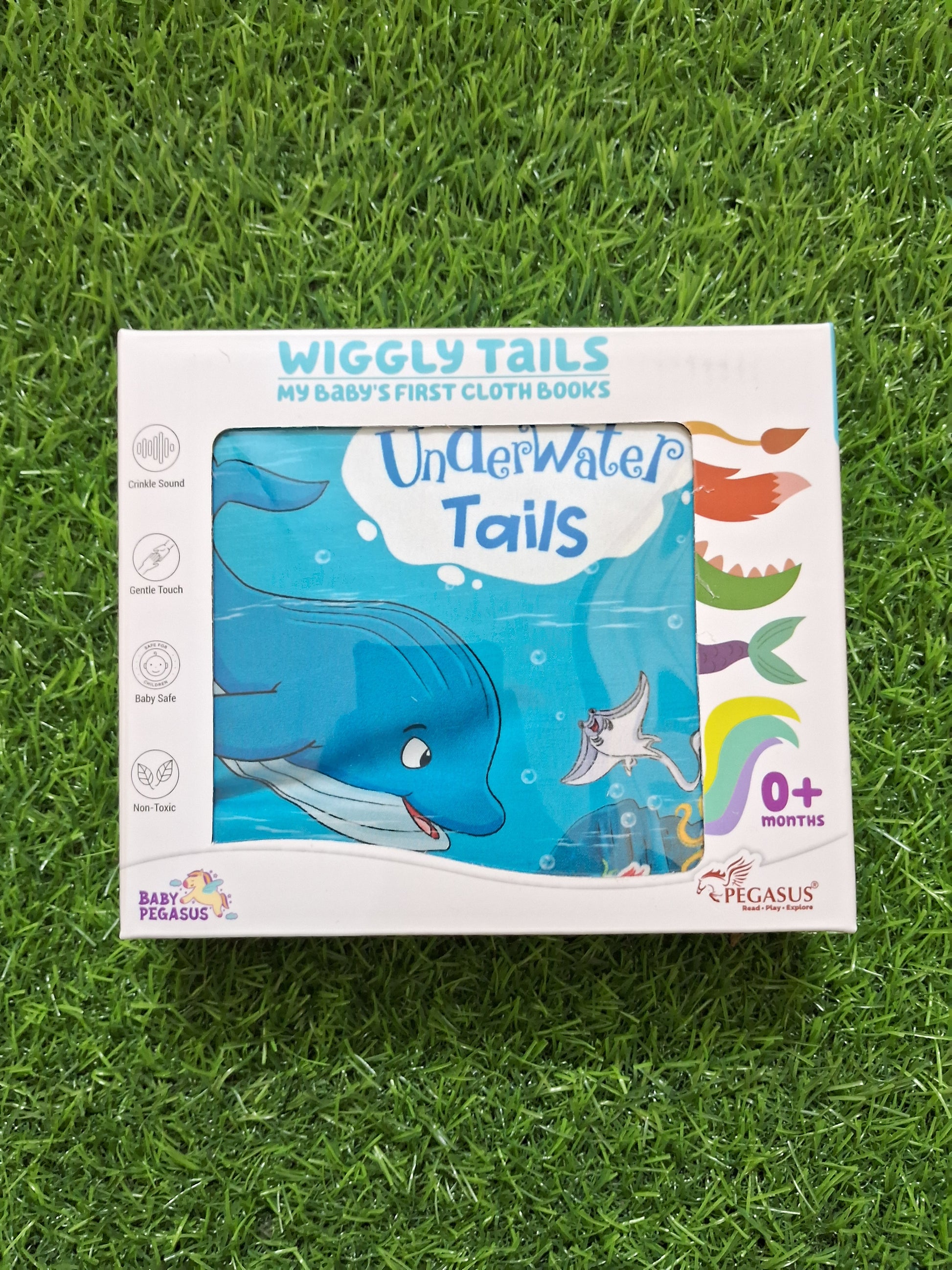 MY BABYS FIRST CLOTH BOOKS - UNDERWATER TAILS
