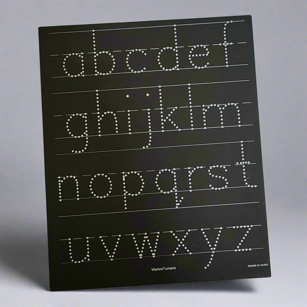 English Alphabets Lined - Dual Sided Tracing Board