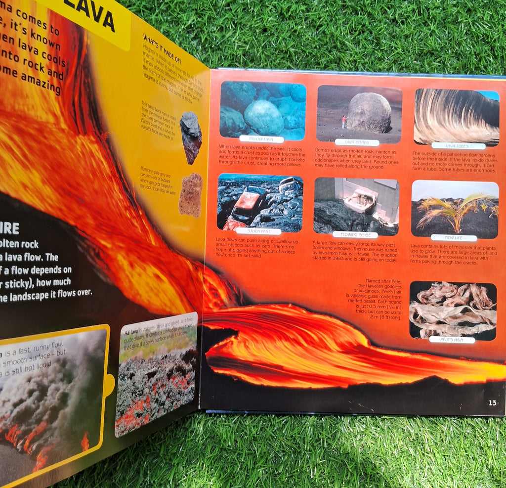 Look inside volcano - Excellent Condition Flap/PopUp Book