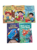Phonic Stories - Vowels (Set of 5 Books) (Illustrated) - Vowels Phonics Books for Early Readers - Vowels Storybooks - Read Aloud to Infants, Toddlers - Age 2+