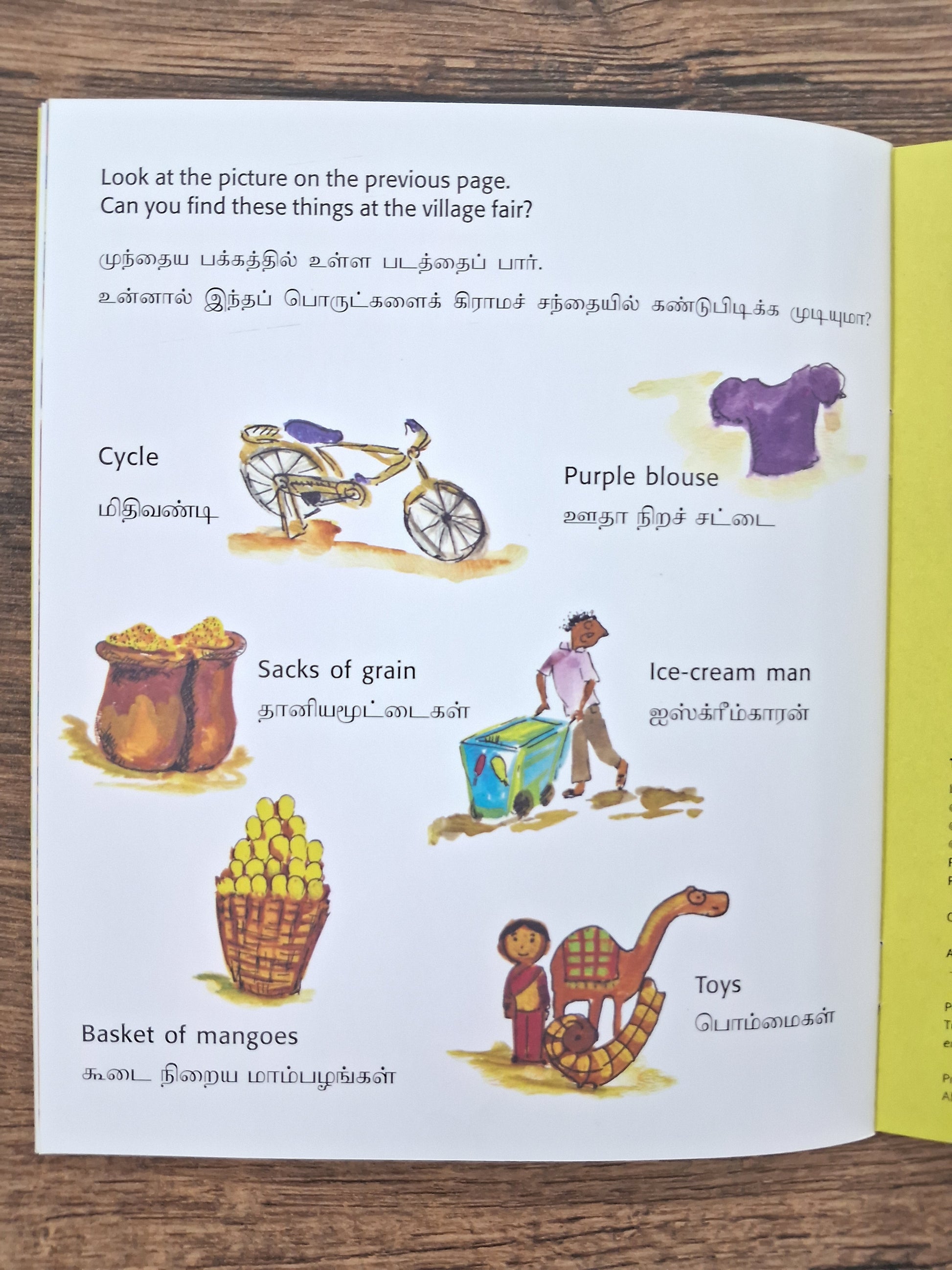 The Village Fair - Eng/Tamil - Bilingual Book