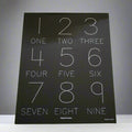 Numbers and Shapes - Dual Sided Tracing Board