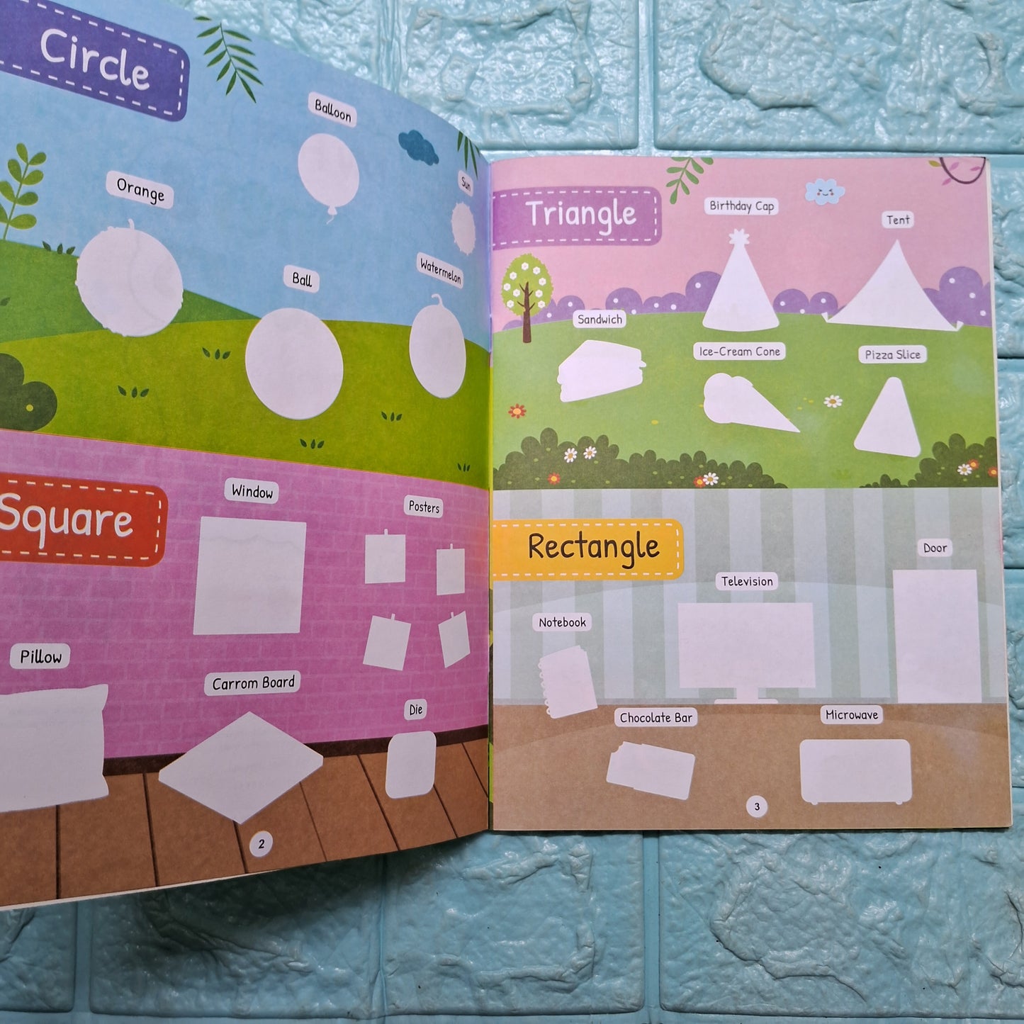 Clearance - My First shapes & colours Sticker book.