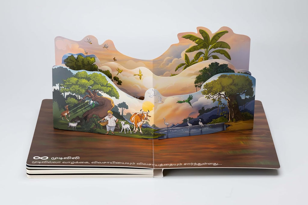 Ramasamy Pannaiyilae 1 2 3 (Tamil Numbers Interactive Book)